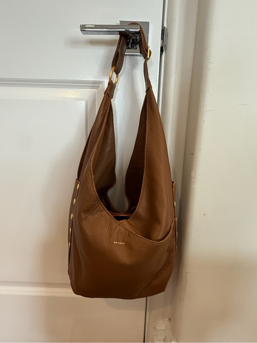 Hammitt Tom Zip Large Mahogany NWT
